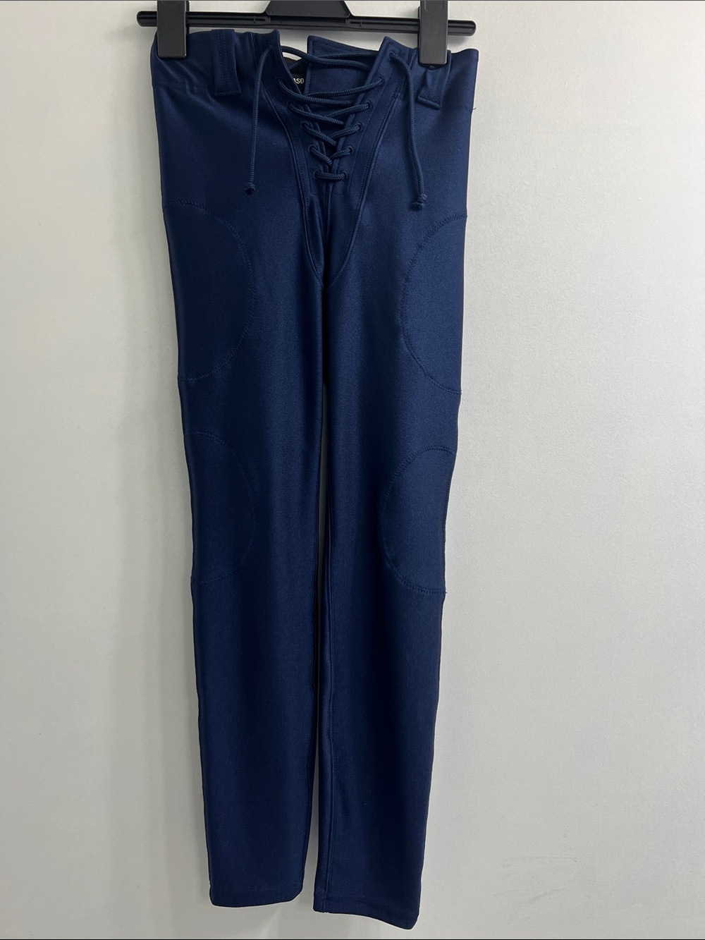 Navy Lace-Up Ponte Leggings SEASON 5
